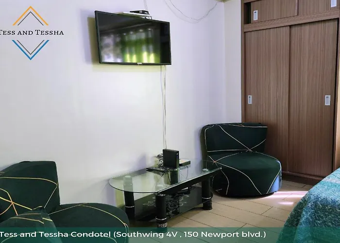 公寓 Tess And Tessha Condotel Near T3 Airport