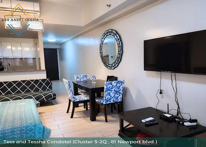 Apartment Tess And Tessha Condotel Near T3 Airport Manila