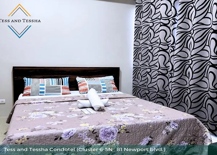 公寓 Tess And Tessha Condotel Near T3 Airport