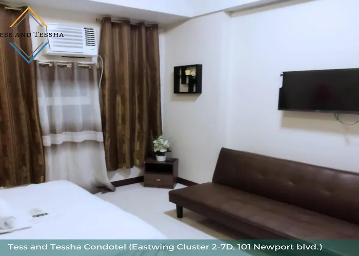 Tess And Tessha Condotel Near T3 Airport *