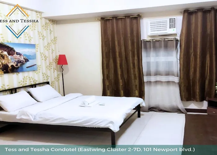 公寓 Tess And Tessha Condotel Near T3 Airport *